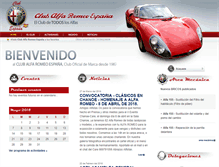 Tablet Screenshot of clubalfaromeoespana.com